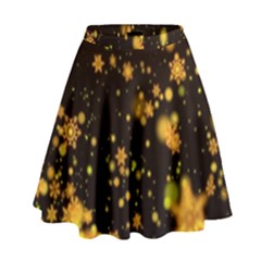 Background Black Blur Colorful High Waist Skirt by Pakrebo