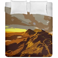 Scotland Monti Mountains Mountain Duvet Cover Double Side (california King Size) by Pakrebo