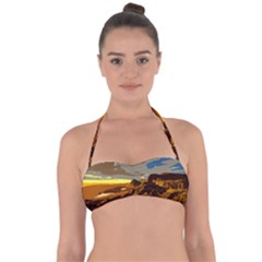 Scotland Monti Mountains Mountain Halter Bandeau Bikini Top by Pakrebo