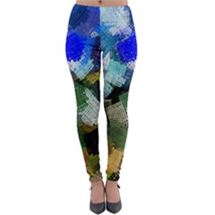 Texture Color Colors Network Lightweight Velour Leggings by Pakrebo