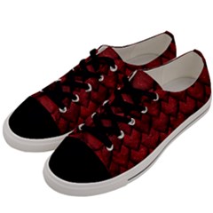 Red Dragon Men s Low Top Canvas Sneakers by LalaChandra