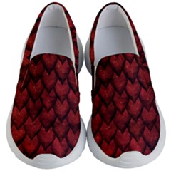 Red Dragon Kids  Lightweight Slip Ons by LalaChandra