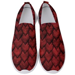 Red Dragon Men s Slip On Sneakers by LalaChandra