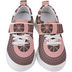 Design Circular Aztec Symbol Kids  Velcro Strap Shoes by Pakrebo