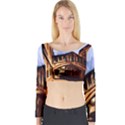 Street Architecture Building Long Sleeve Crop Top View1