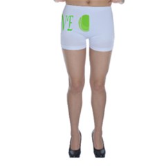 I Lovetennis Skinny Shorts by Greencreations