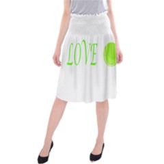 I Lovetennis Midi Beach Skirt by Greencreations