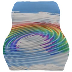 Rainbow Clouds Intimacy Intimate Car Seat Velour Cushion  by Pakrebo