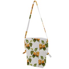 Apricot Fruit Vintage Art Folding Shoulder Bag by Pakrebo