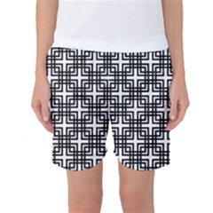 Pattern Vector Halftone Wallpaper Women s Basketball Shorts by Pakrebo