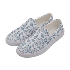 Tropical Pattern Women s Canvas Slip Ons by Valentinaart