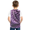 Purple Fractal Flowing Fantasy Kids  SportsWear View2