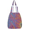 Fractal Psychedelic Fantasy Surreal Center Zip Backpack View1