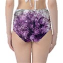 Amethyst purple violet Geode Slice Classic High-Waist Bikini Bottoms View2