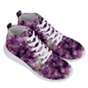 Amethyst purple violet Geode Slice Men s Lightweight High Top Sneakers View3