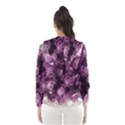 Amethyst purple violet Geode Slice Hooded Windbreaker (Women) View2