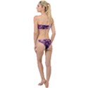 Amethyst purple violet Geode Slice Classic Bandeau Bikini Set View2