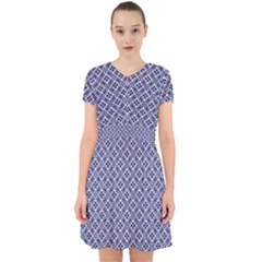 Wreath Differences Indigo Deep Blue Adorable In Chiffon Dress by Pakrebo