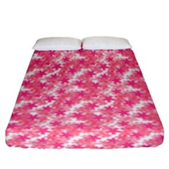 Phlox Spring April May Pink Fitted Sheet (california King Size) by Pakrebo