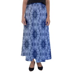 Pattern Patterns Seamless Design Flared Maxi Skirt by Pakrebo