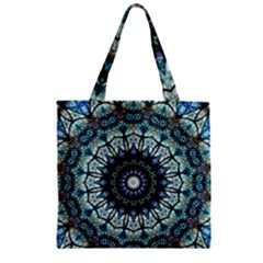 Pattern Abstract Background Art Zipper Grocery Tote Bag by Pakrebo