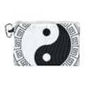 Yin Yang Eastern Asian Philosophy Canvas Cosmetic Bag (Large) View1