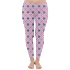 Kekistan Logo Pattern On Pink Background Classic Winter Leggings by snek