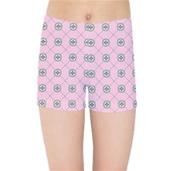 Kekistan Logo Pattern On Pink Background Kids  Sports Shorts by snek