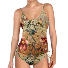 Flower Cubism Mosaic Vintage Tankini Set by Pakrebo