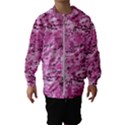 Pink Camouflage Army Military Girl Hooded Windbreaker (Kids) View1