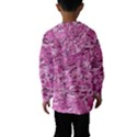 Pink Camouflage Army Military Girl Hooded Windbreaker (Kids) View2