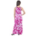 Standard Pink Camouflage Army Military Girl funny pattern Sleeveless Velour Maxi Dress View2