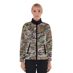 Wood Camouflage Military Army Green Khaki Pattern Winter Jacket by snek