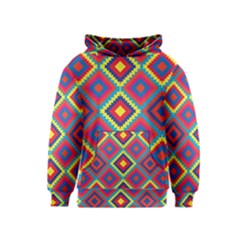 Native American Pattern Kids  Pullover Hoodie by Valentinaart