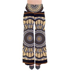 Mandala Pattern Round Ethnic So Vintage Palazzo Pants by Pakrebo