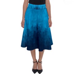 Deep Ocean Perfect Length Midi Skirt by LoolyElzayat