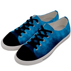 Deep Ocean Men s Low Top Canvas Sneakers by LoolyElzayat