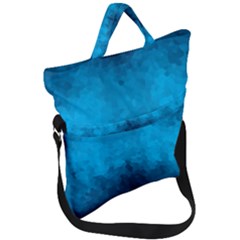 Deep Ocean Fold Over Handle Tote Bag by LoolyElzayat