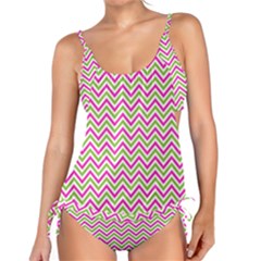 Abstract Chevron Tankini Set by Mariart