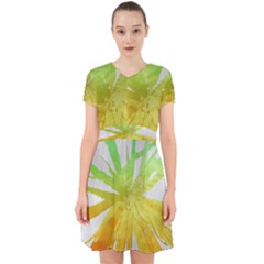 Abstract Background Tremble Render Adorable In Chiffon Dress by Mariart