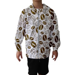 Coffee Beans Vector Hooded Windbreaker (kids) by Mariart