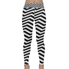 Zigzag Chevron Classic Yoga Leggings by Mariart