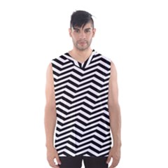 Zigzag Chevron Men s Basketball Tank Top by Mariart