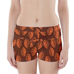 Pattern Leaf Plant Boyleg Bikini Wrap Bottoms by Mariart