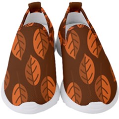 Pattern Leaf Plant Kids  Slip On Sneakers by Mariart