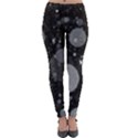 Splatter - Grayscale Lightweight Velour Leggings View1