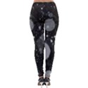 Splatter - Grayscale Lightweight Velour Leggings View2