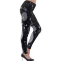 Splatter - Grayscale Lightweight Velour Leggings View4