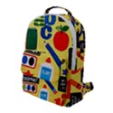 Fabric Cloth Textile Clothing Flap Pocket Backpack (Large) View1