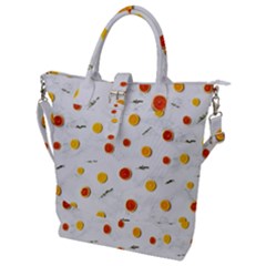 Citrus Thyme Buckle Top Tote Bag by WensdaiAmbrose